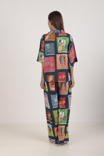 Blue Reads Loungewear set | Masha at Broadway