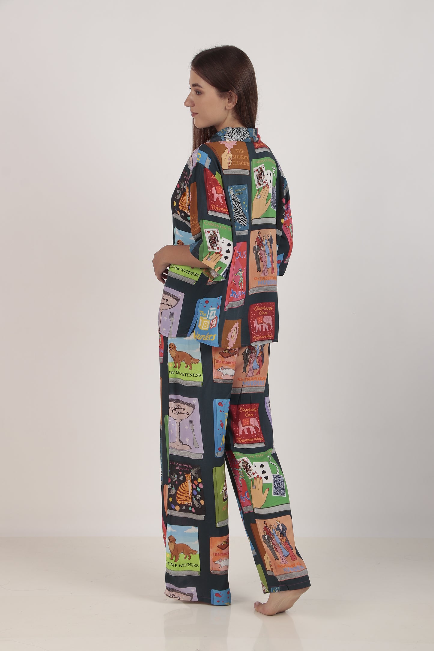 Blue Reads Loungewear set | Masha at Broadway