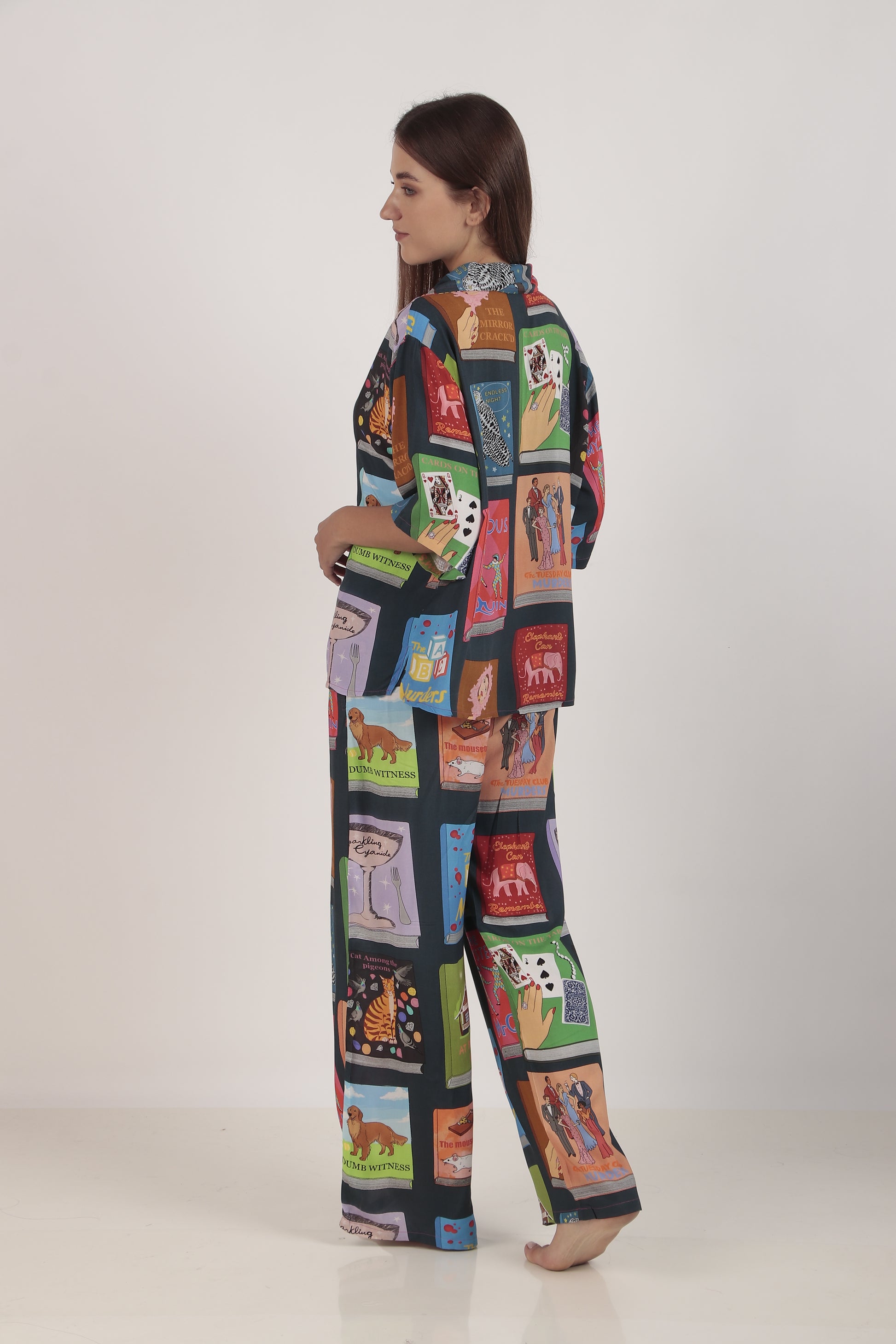 Blue Reads Loungewear set | Masha at Broadway