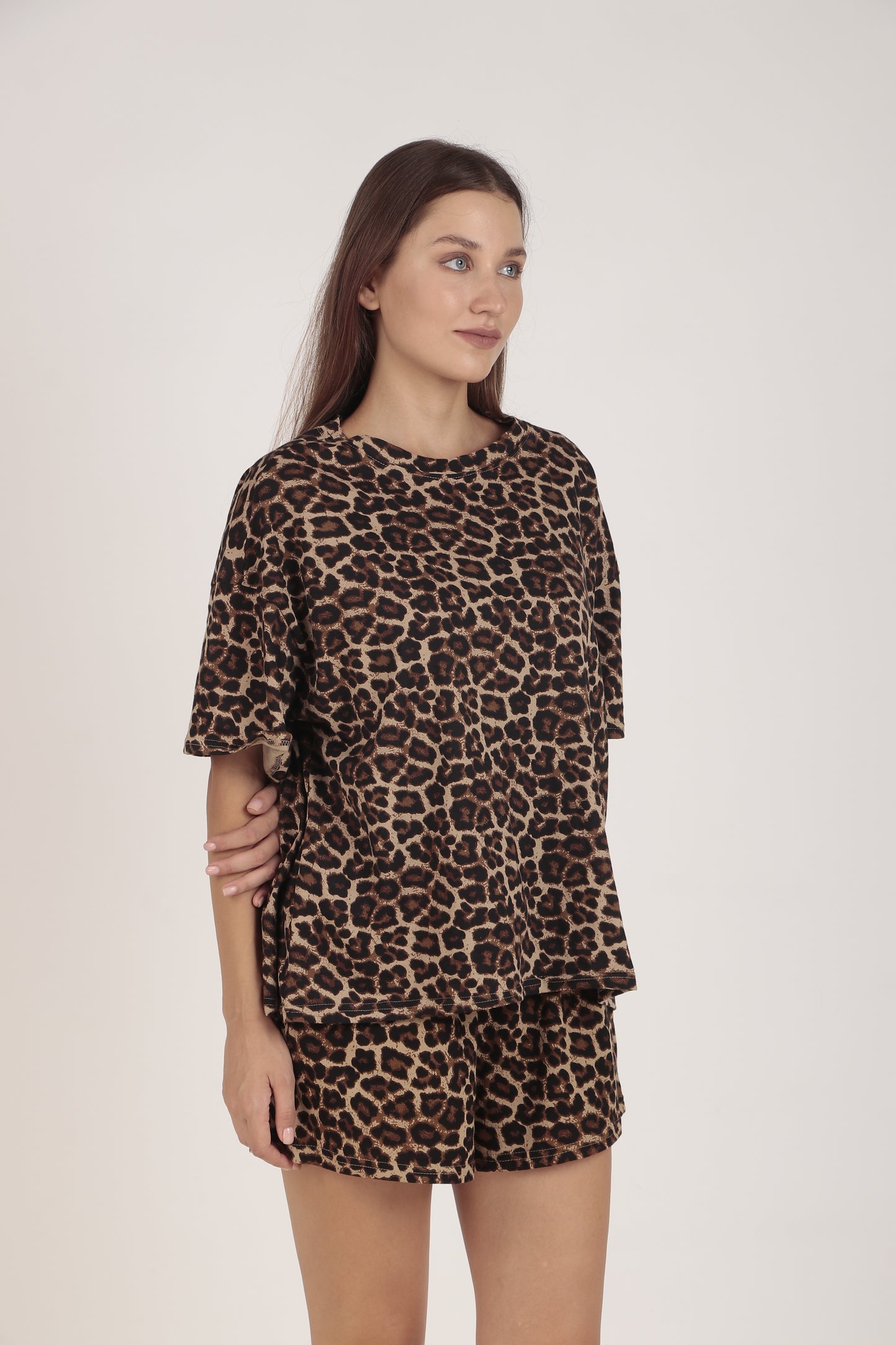 Cheetah Shorts Set | Masha at Broadway