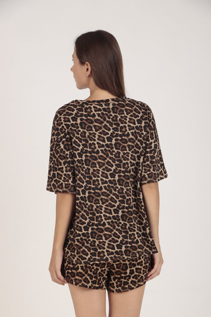 Cheetah Shorts Set | Masha at Broadway