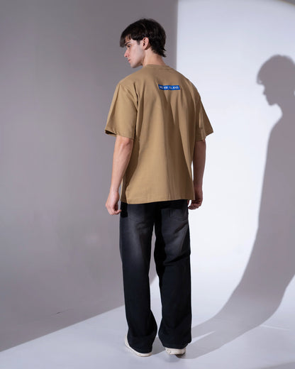 MAPLE LEAF T-SHIRT - KHAKI