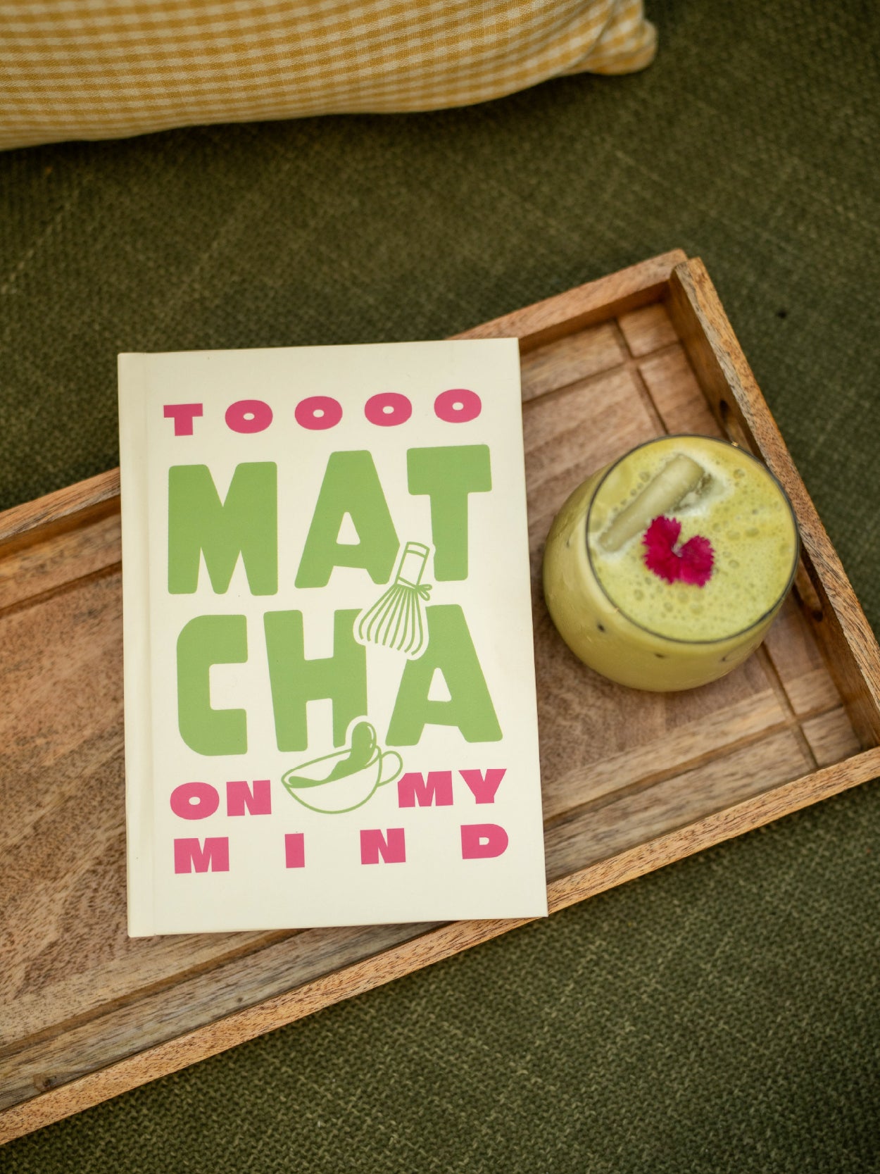 Matcha On My Mind | A5 Hardcover Notebook | Aligning Dots at Broadway
