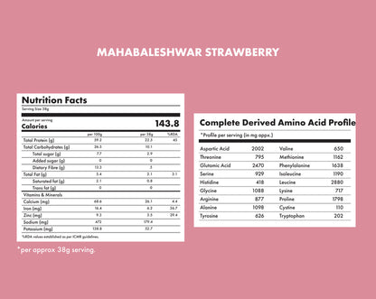 No-Nonsense Plant Protein Strawberry | COSMIX at Broadway