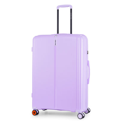 Nasher Miles The Line Hard-Sided Polypropylene Check-in Luggage Purple 24 inch |65 Trolley Bag