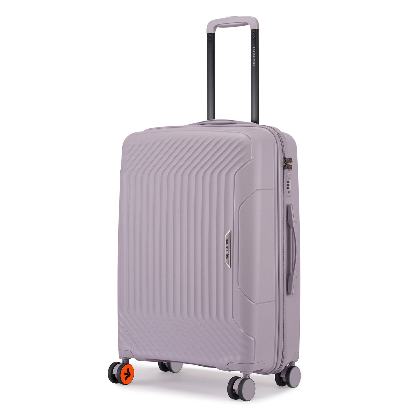 Nasher Miles Coorg Hard-Sided Polypropylene Check-in Luggage Grey 24 inch |65 Trolley Bag