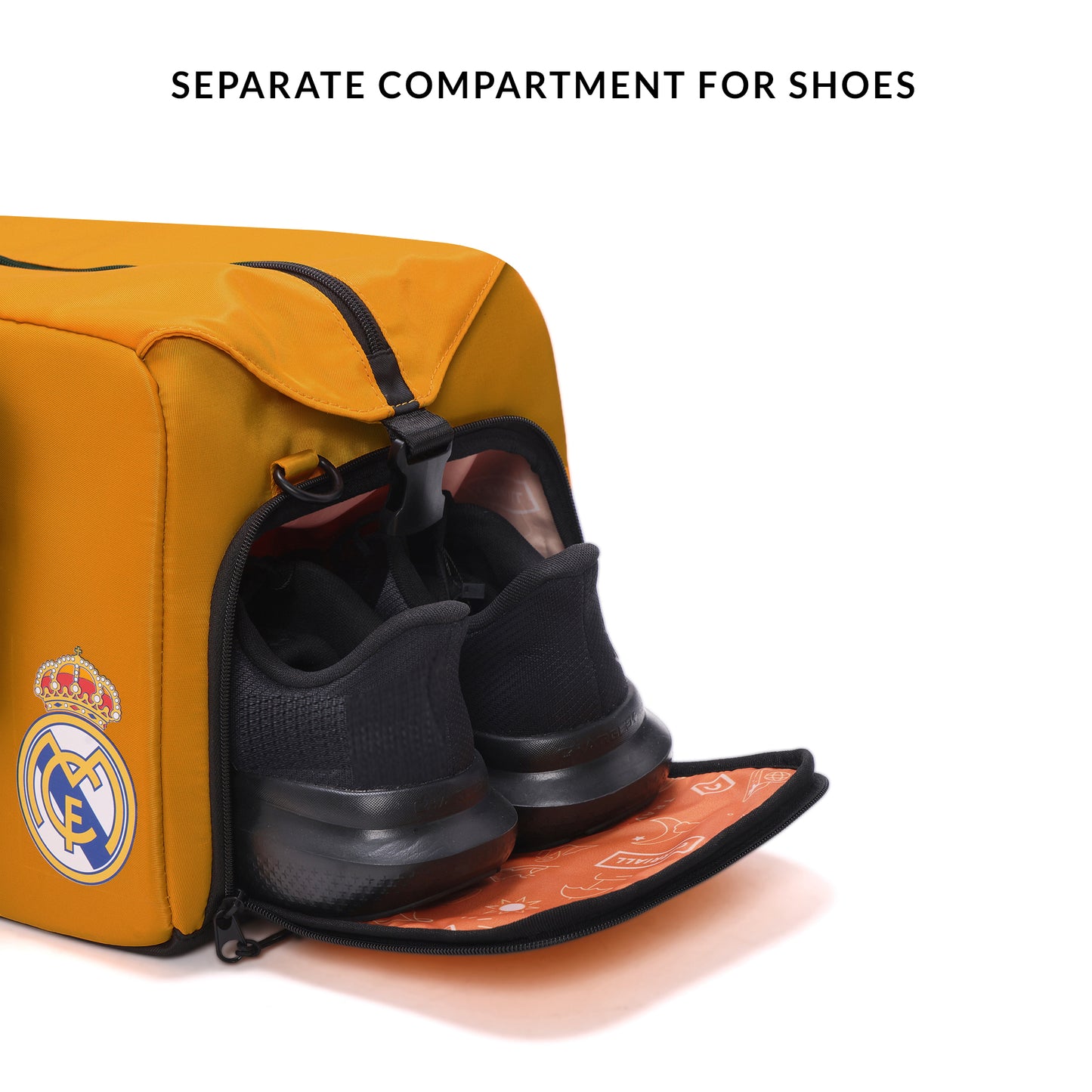 CARRIALL | REAL MADRID -Madridista Sports Duffle Bag (Orange)