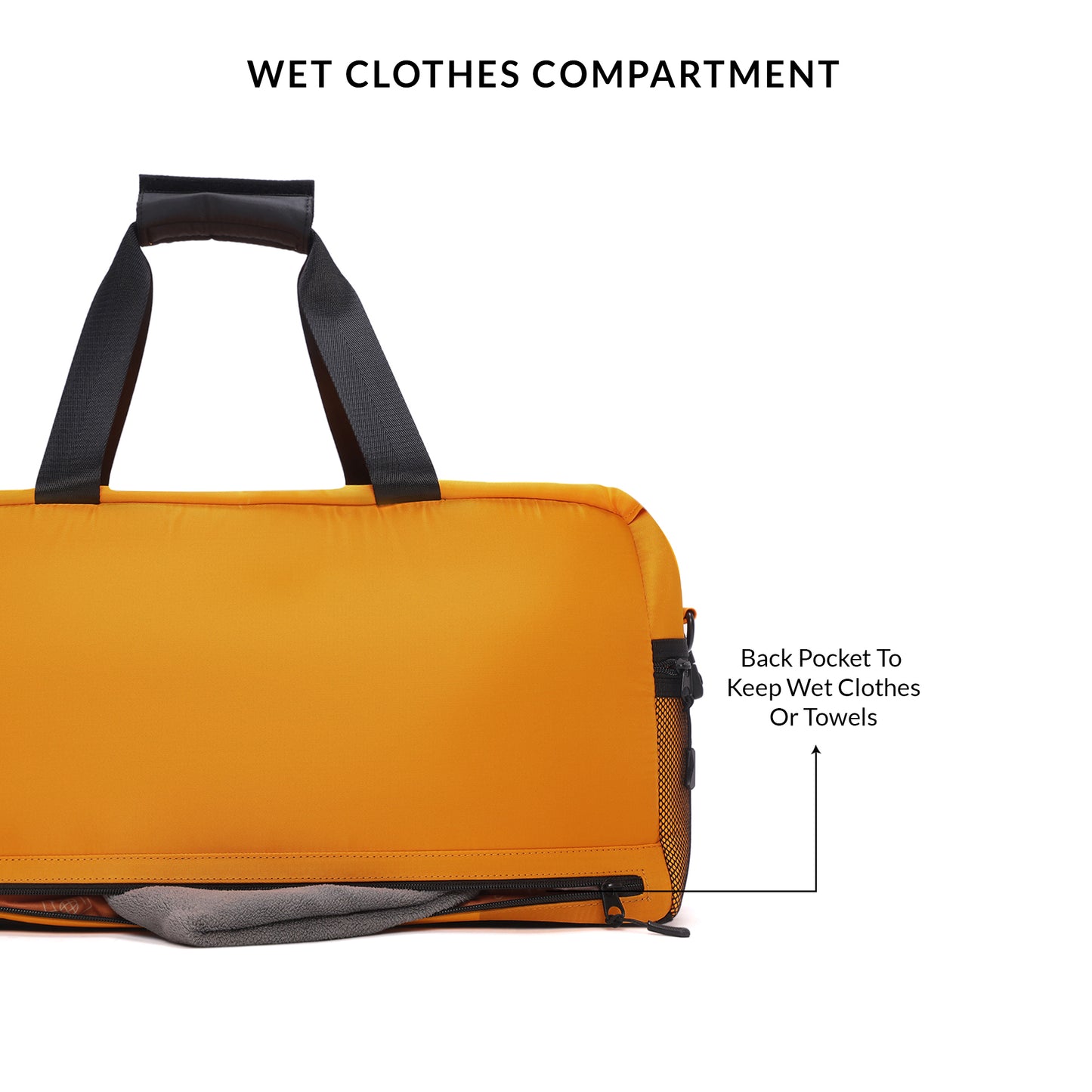 CARRIALL | REAL MADRID -Madridista Sports Duffle Bag (Orange)