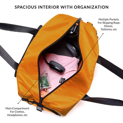 CARRIALL | REAL MADRID -Madridista Sports Duffle Bag (Orange)