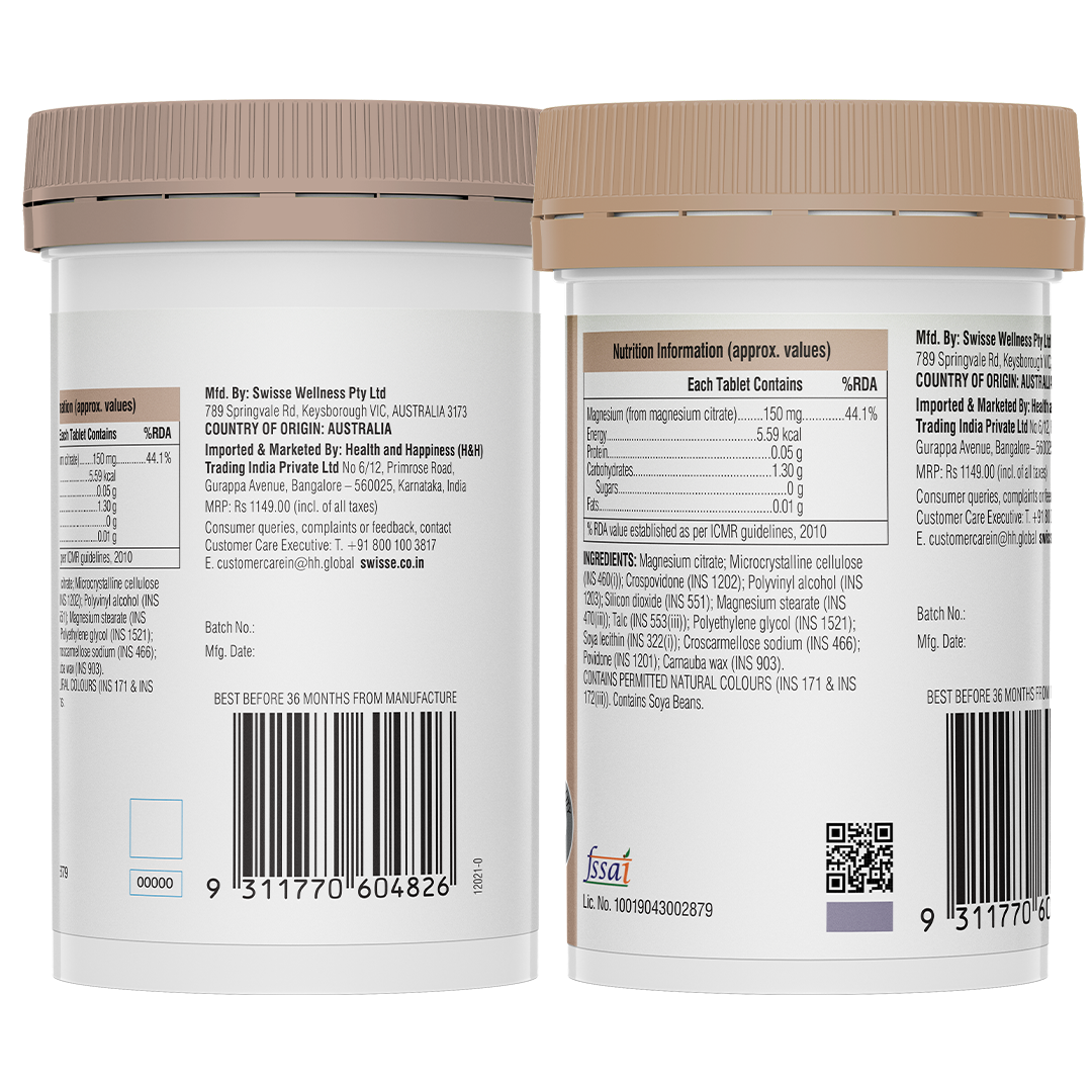 Swisse Magnesium 60 Tablets | Swisse at Broadway