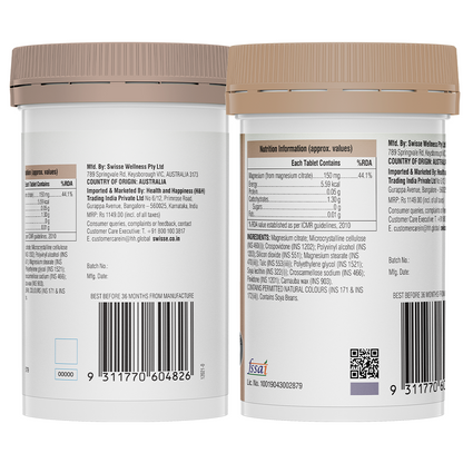Swisse Magnesium 60 Tablets | Swisse at Broadway