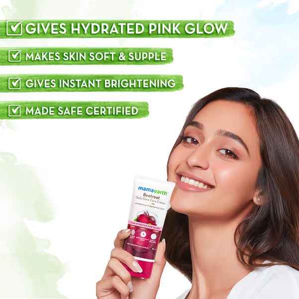 Mama Earth Beetroot Daily Glow face Cream | Mamaearth at Broadway