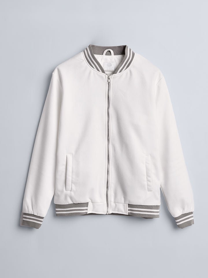 Kingdom of White  Sweater KOW-2024-STL-101--L MAPLE White L Sleeve