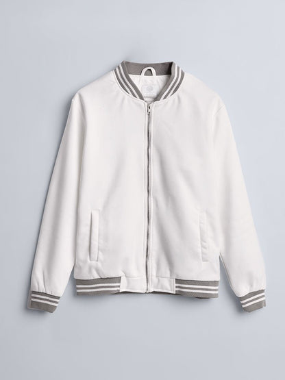 Kingdom of White  Sweater KOW-2024-STL-101--L MAPLE White L Sleeve