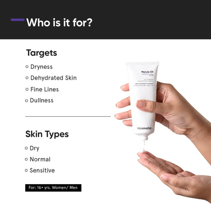 Minimalist Marula Oil 05% Moisturizer 50g