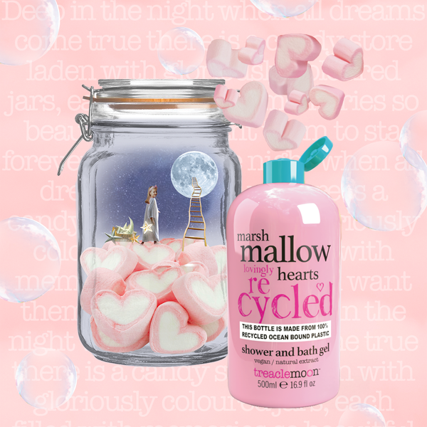 MARSHMALLOW HEARTS Shower & Bath Gel