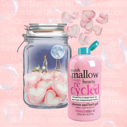 MARSHMALLOW HEARTS Shower & Bath Gel
