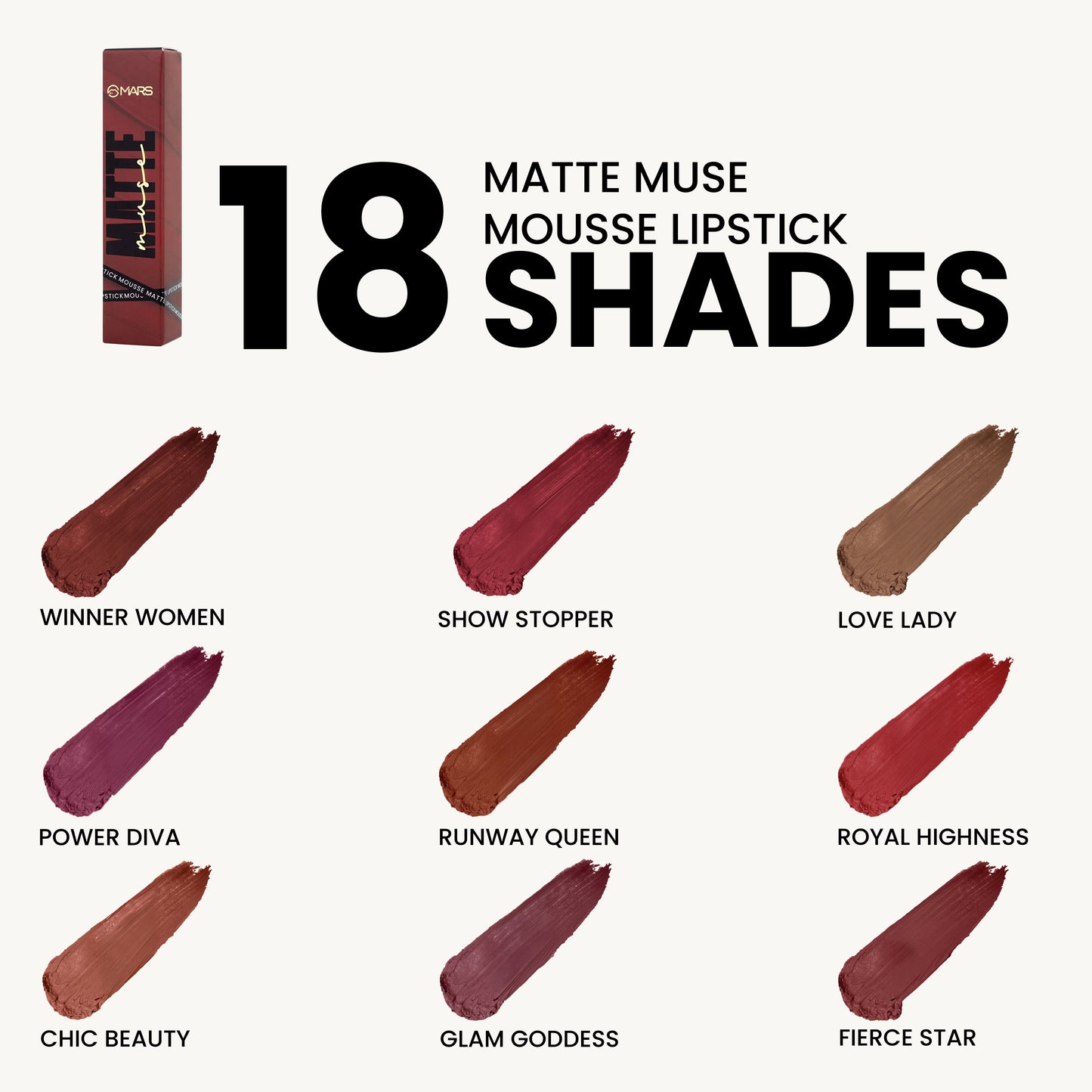 Matte Muse | Mousse Lipstick