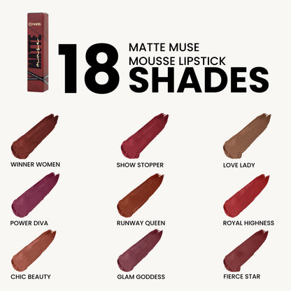 Matte Muse | Mousse Lipstick