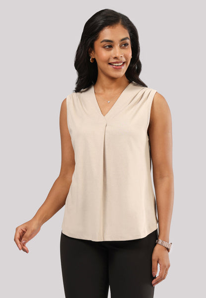 Cotton Pro Sleeveless Work Top | Blissclub at Broadway