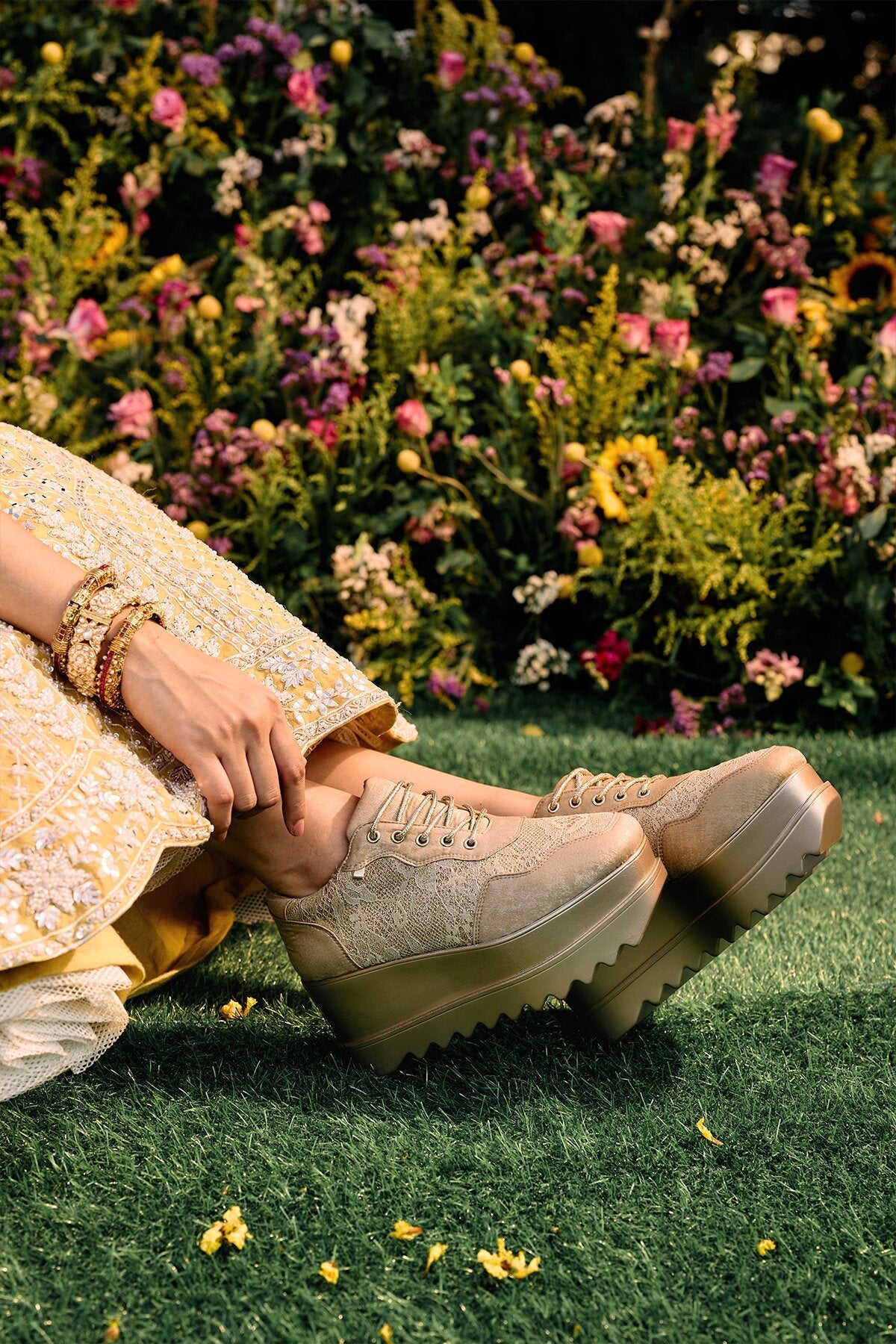 Memsahib Wedge Sneakers