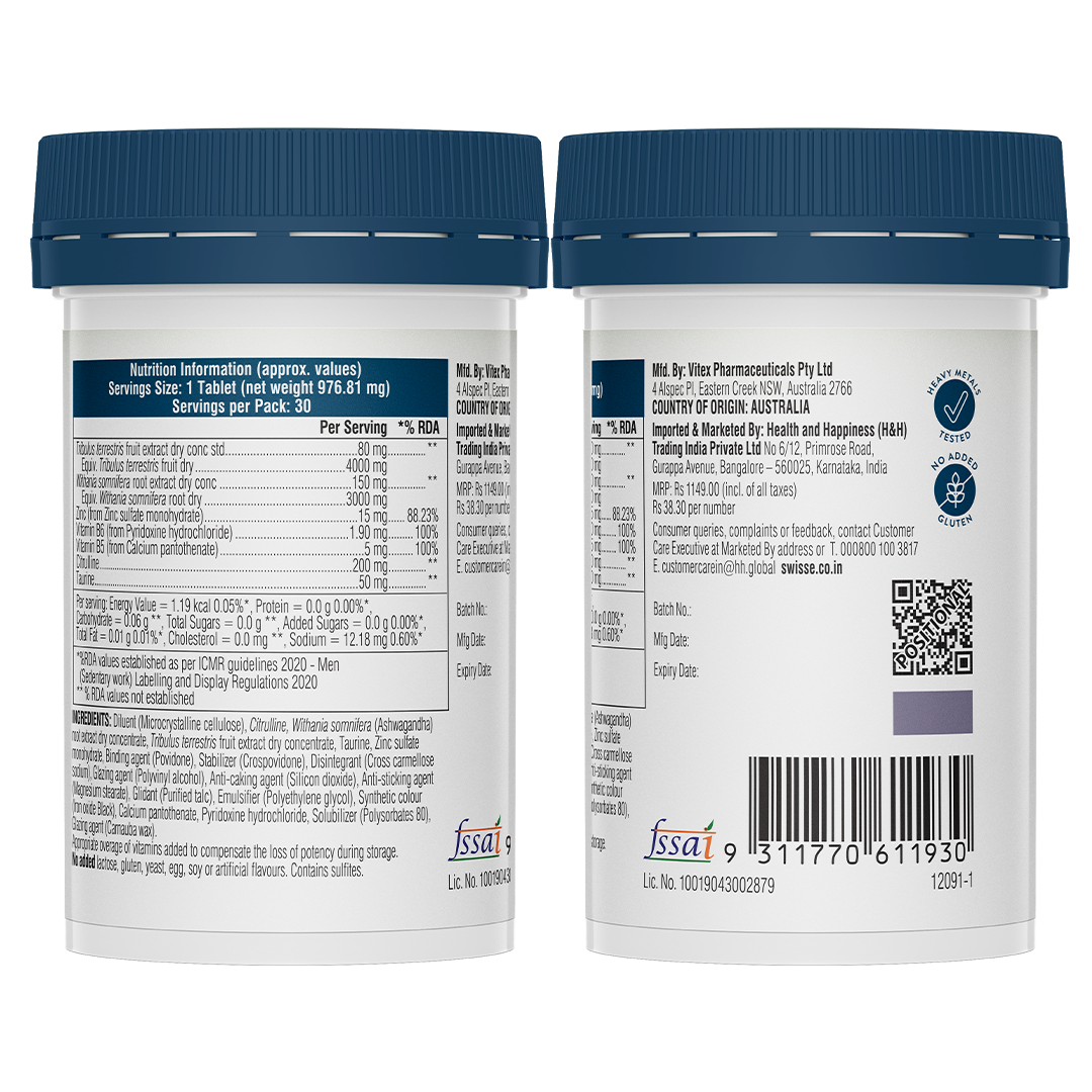 Swisse Men's Endurance Boost - 30 Tablets | Swisse at Broadway