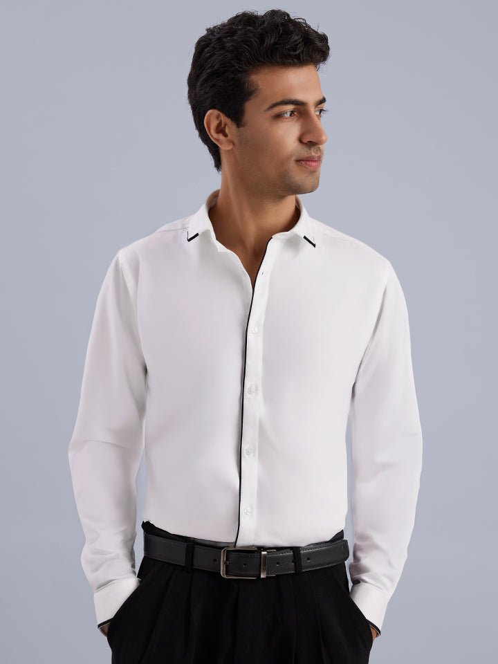 Kingdom of White Mens Shirts MIDNITE White S