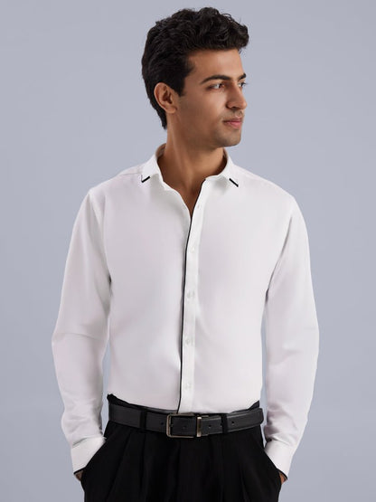 Kingdom of White Mens Shirts MIDNITE White S