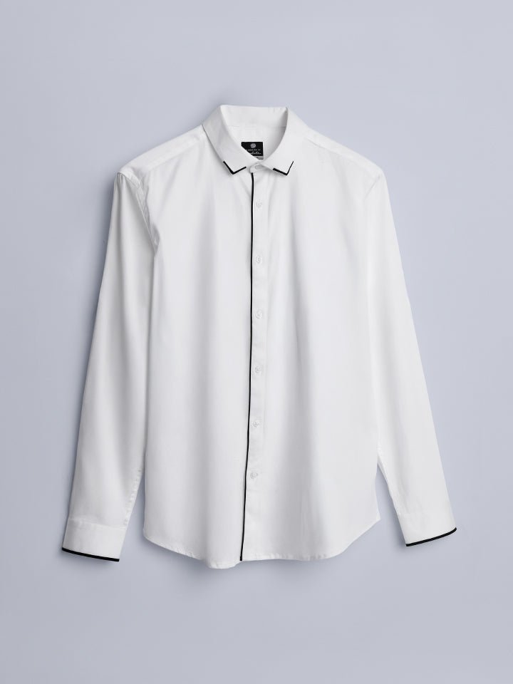 Kingdom of White Mens Shirts MIDNITE White L