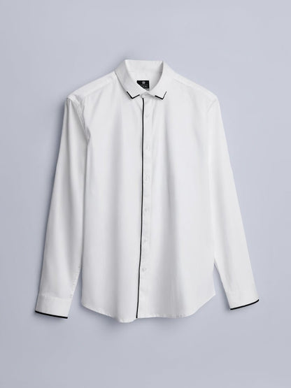 Kingdom of White Mens Shirts MIDNITE White L