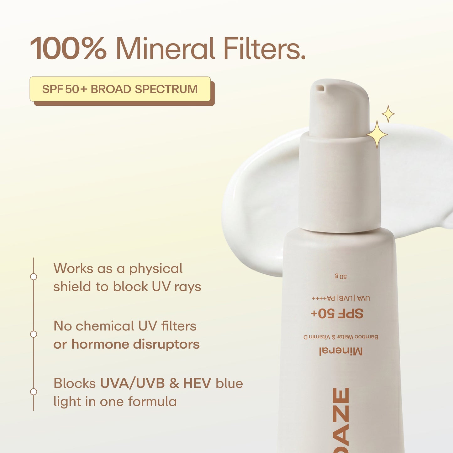 SPF 50 Mineral Sunscreen | For Sensitive Skin