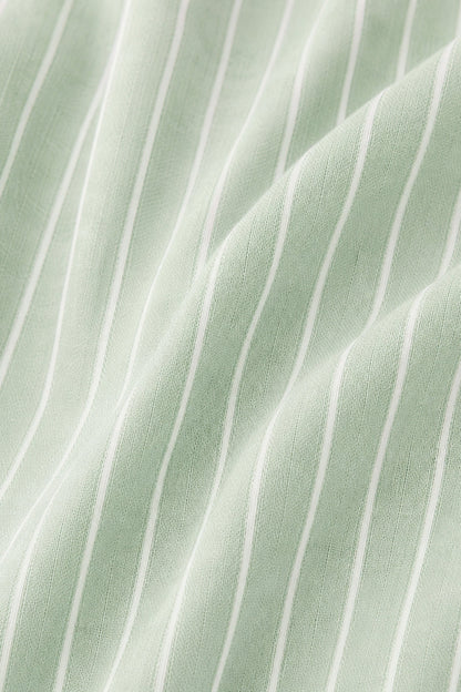 Airy Stripe Linen Cotton Blend Shirt