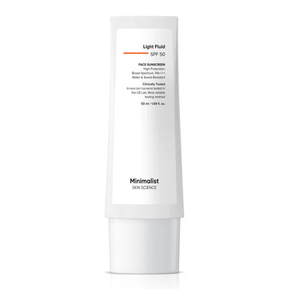 Minimalist Light Fluid SPF 50 Face Sunscreen 50ml