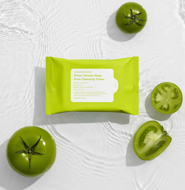 Sungboon Editor Green Tomato Deep Pore Cleansing Tissue (50g, 10pcs)