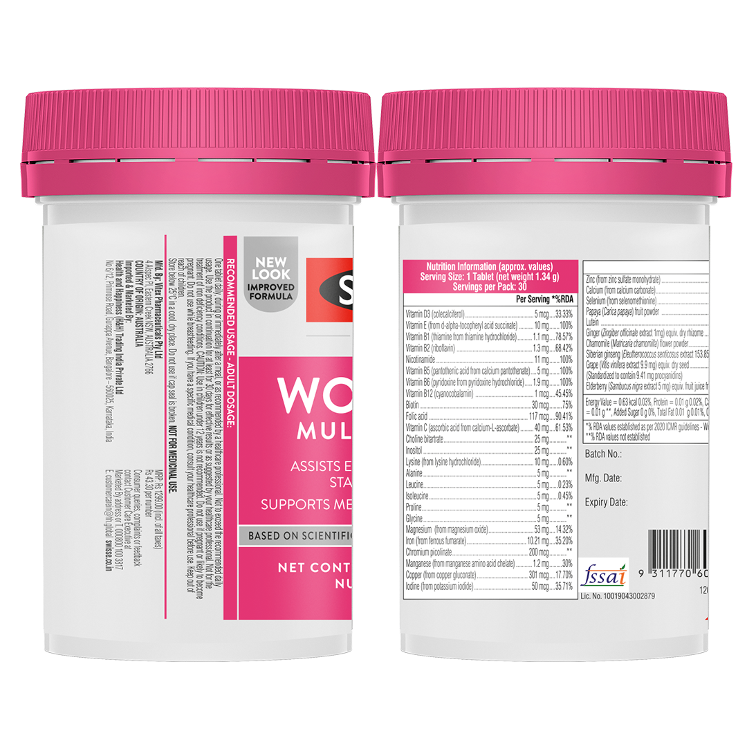 Swisse Women's Multivitamin -30 Tablets | Swisse at Broadway