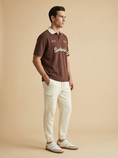 Santorini Oversized Polo T-Shirt