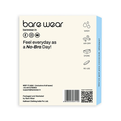 Non-Adhesive Reusable Nipple Covers + (10 cm) | Bare Wear at Broadway