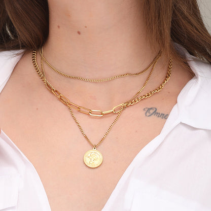 Penny Elizabeth Three Layer Necklace