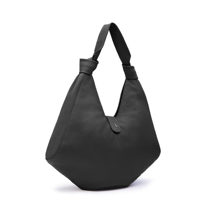 NELLI HOBO LARGE PEBBLE BLACK