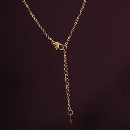 Angel Wing Dangling Diamond Necklace