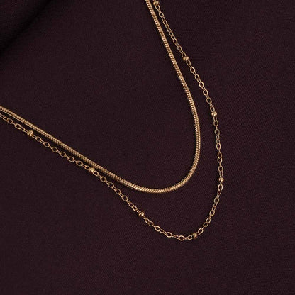 Double Layer Choker Necklace
