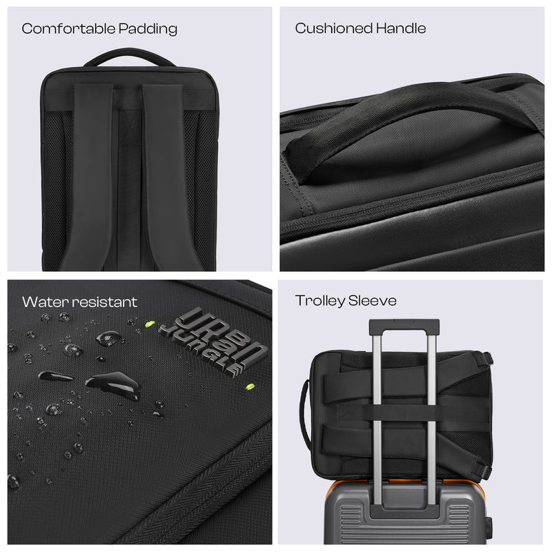 Nomad Overnighter -Black-Medium | Urban Jungle at Broadway