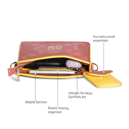 Damsel Saddle 2-in-1 Detachable Handbag