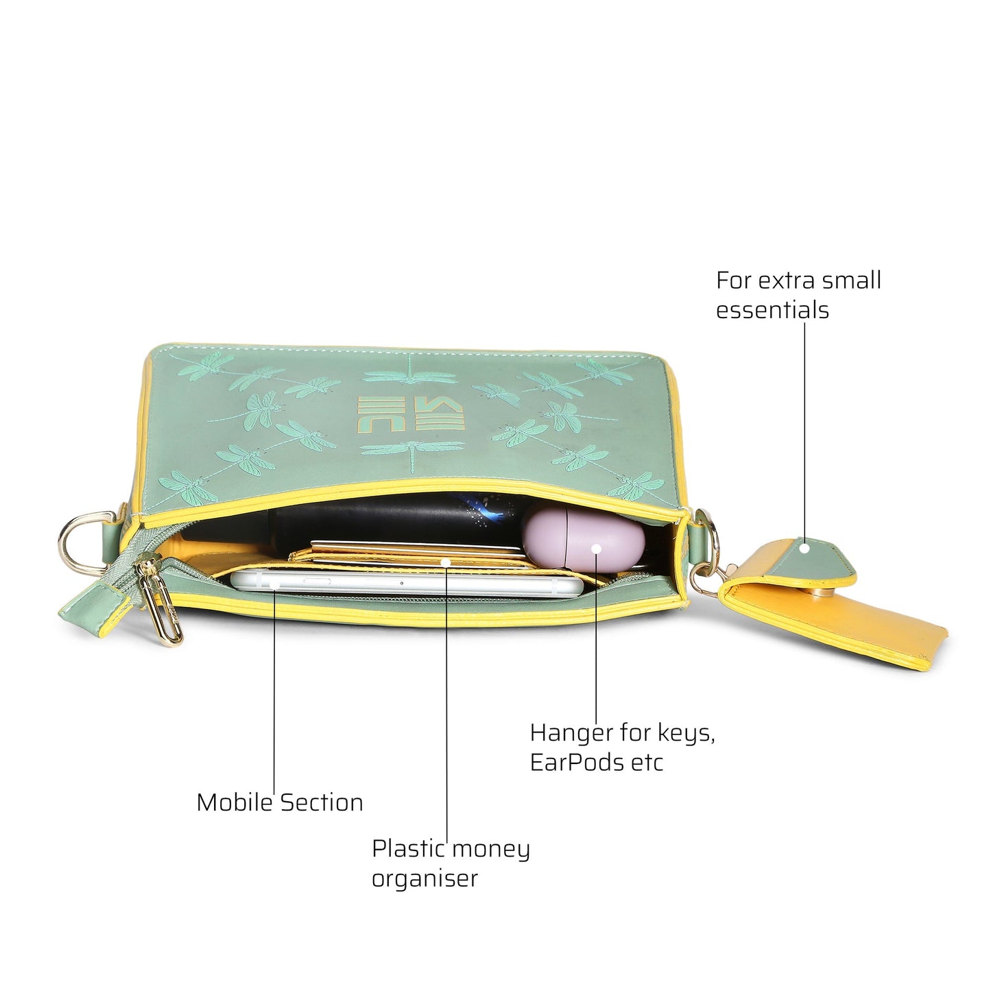 Damsel Saddle 2-in-1 Detachable Handbag