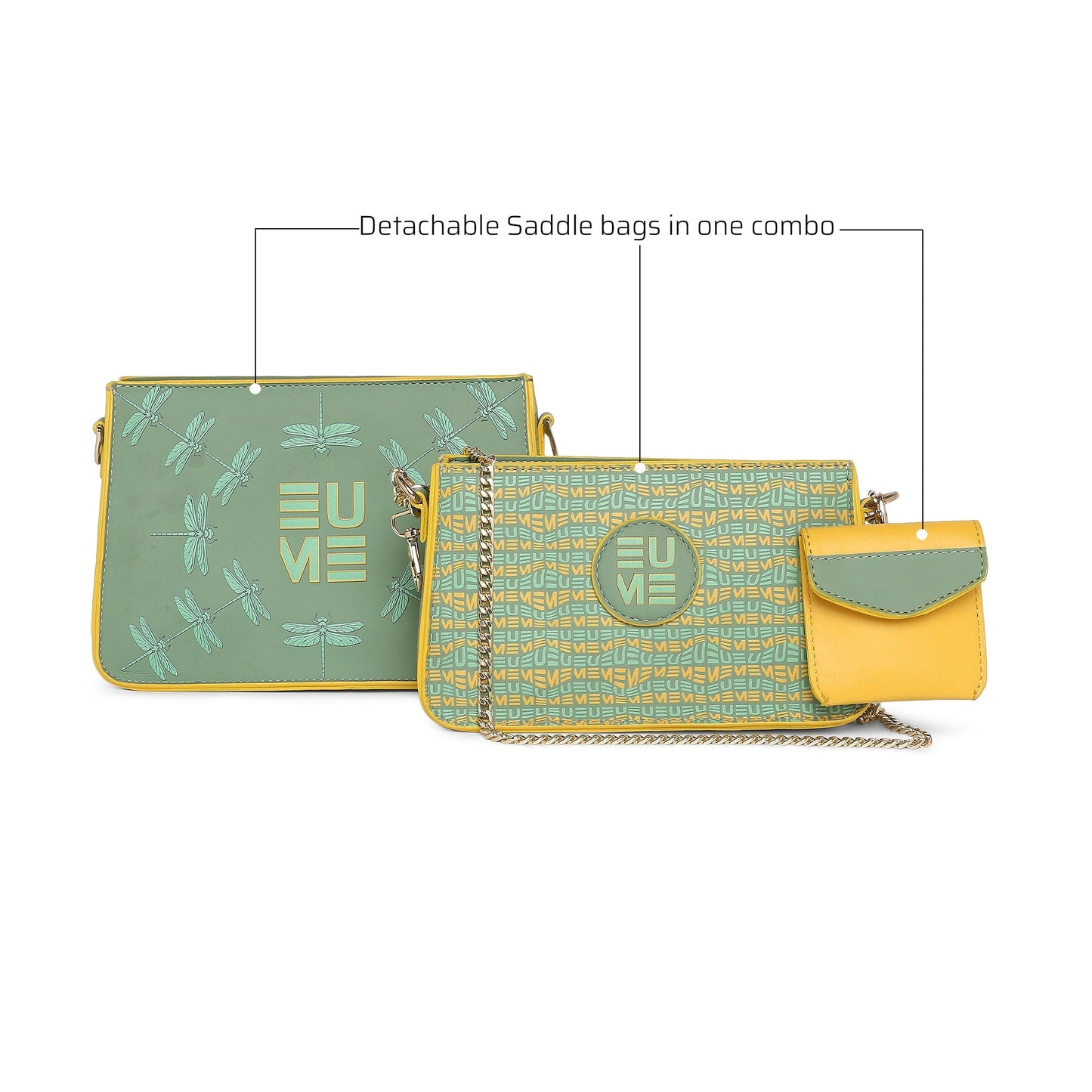 Damsel Saddle 2-in-1 Detachable Handbag