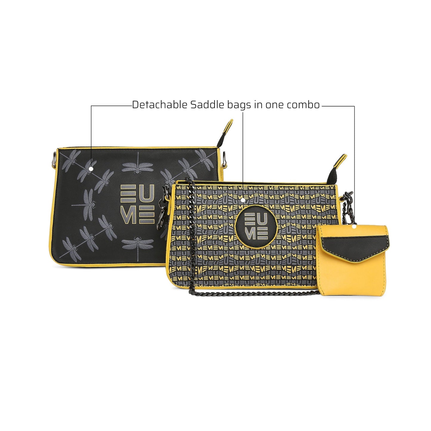 Damsel Saddle 2-in-1 Detachable Handbag