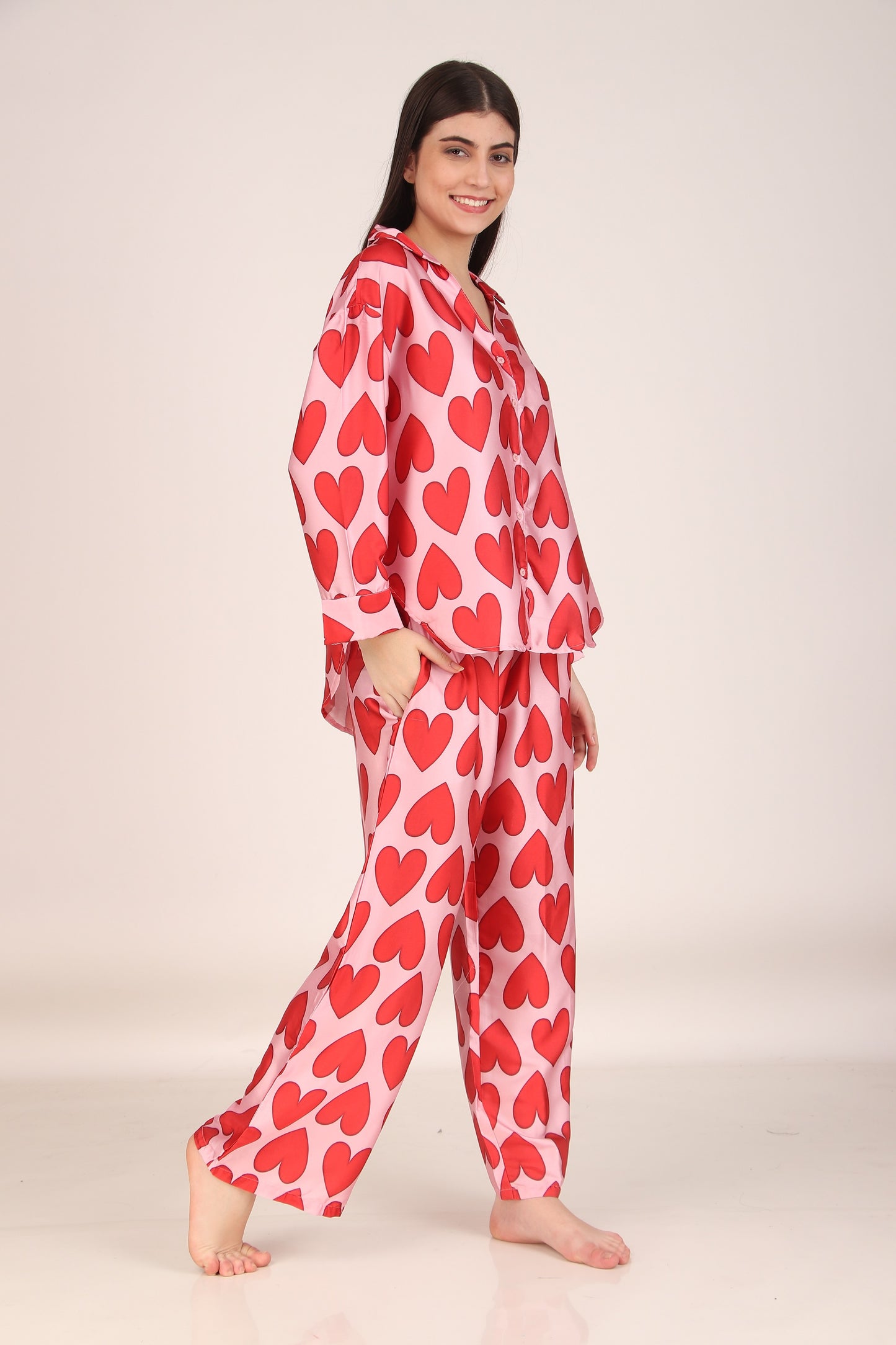 All Hearts Oversized PJ Set | Masha at Broadway