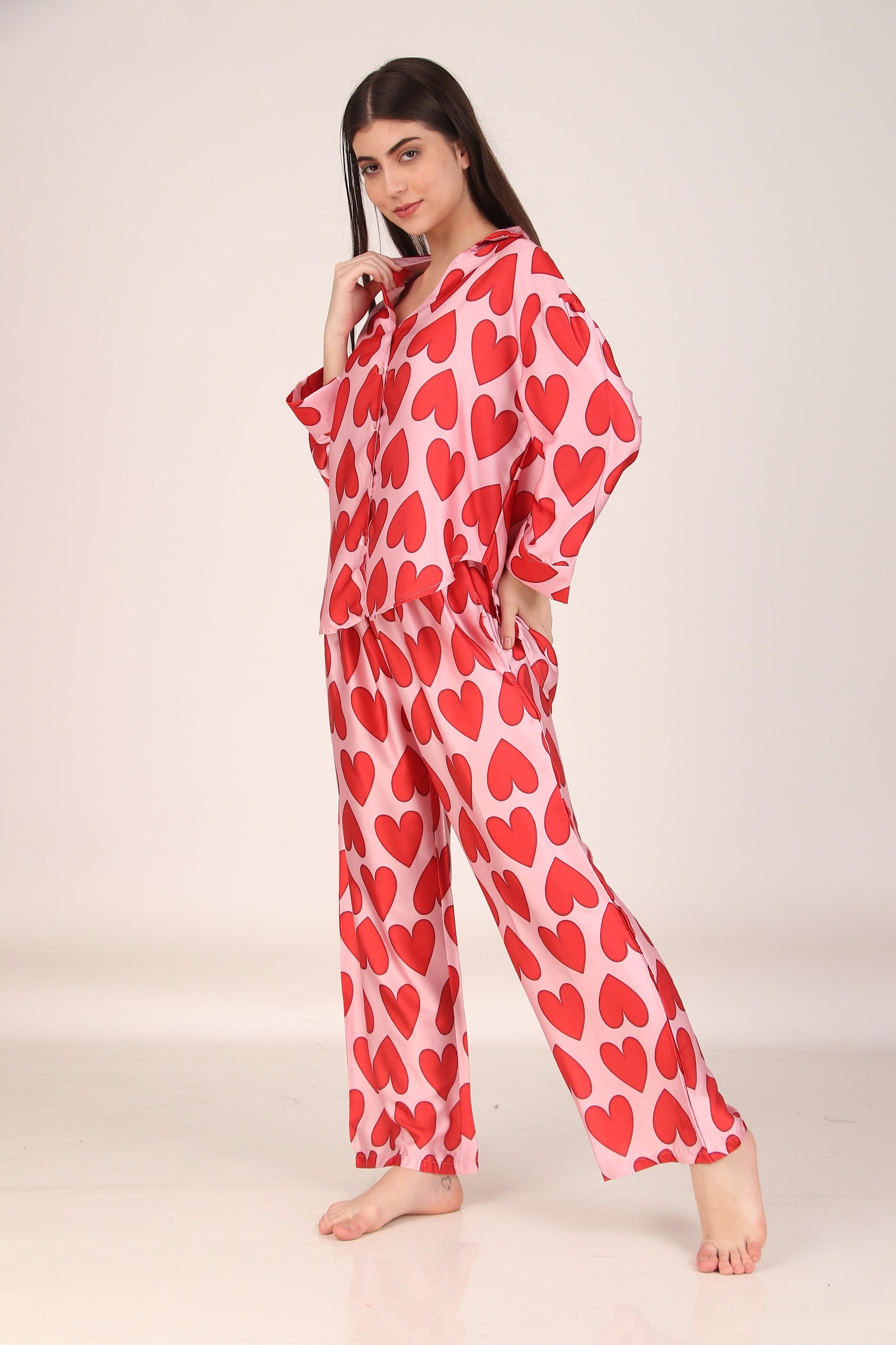 All Hearts Oversized PJ Set | Masha at Broadway