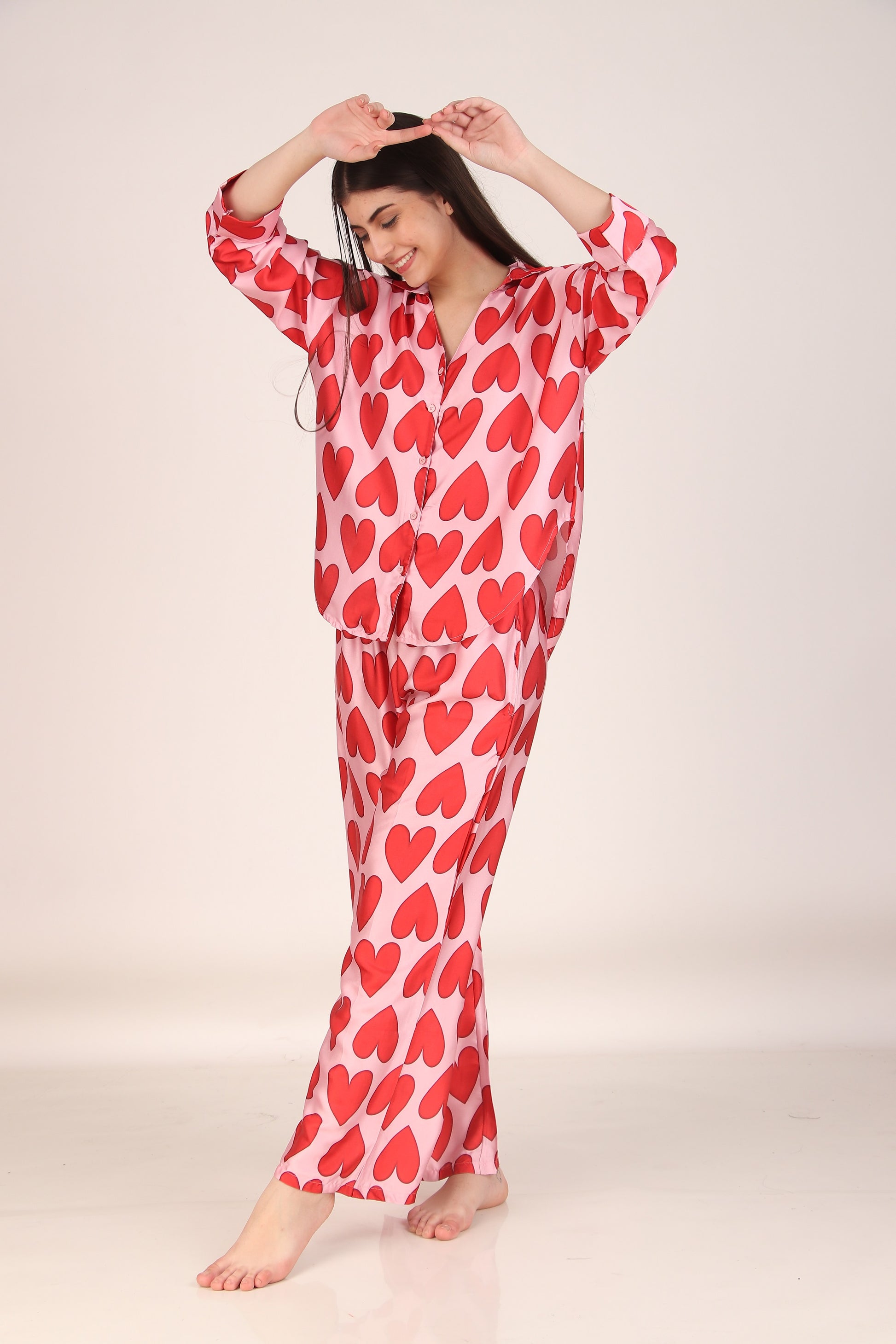 All Hearts Oversized PJ Set | Masha at Broadway