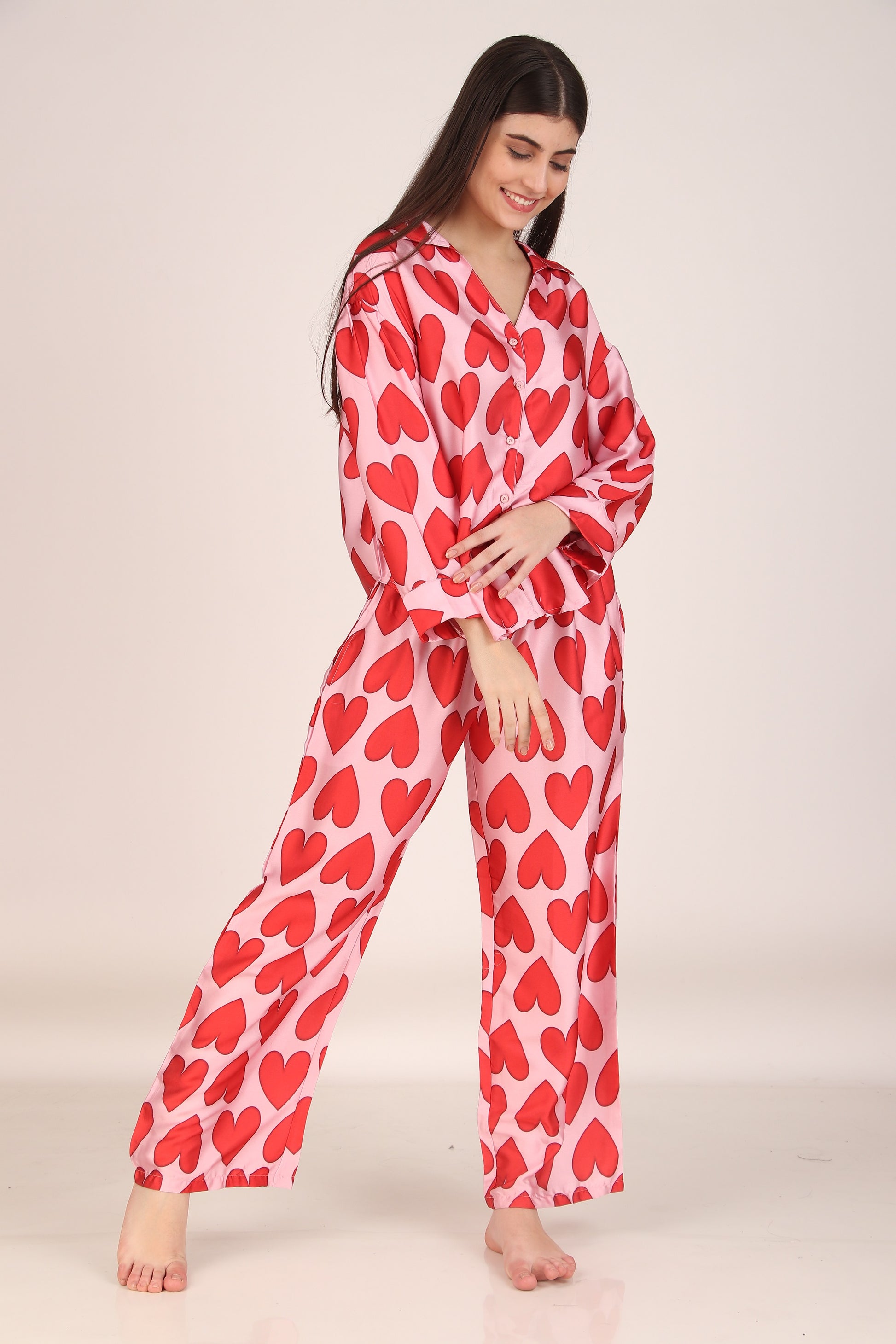 All Hearts Oversized PJ Set | Masha at Broadway
